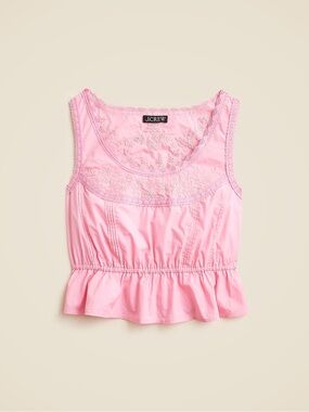 J.CREW FLUTTER HEM TANK